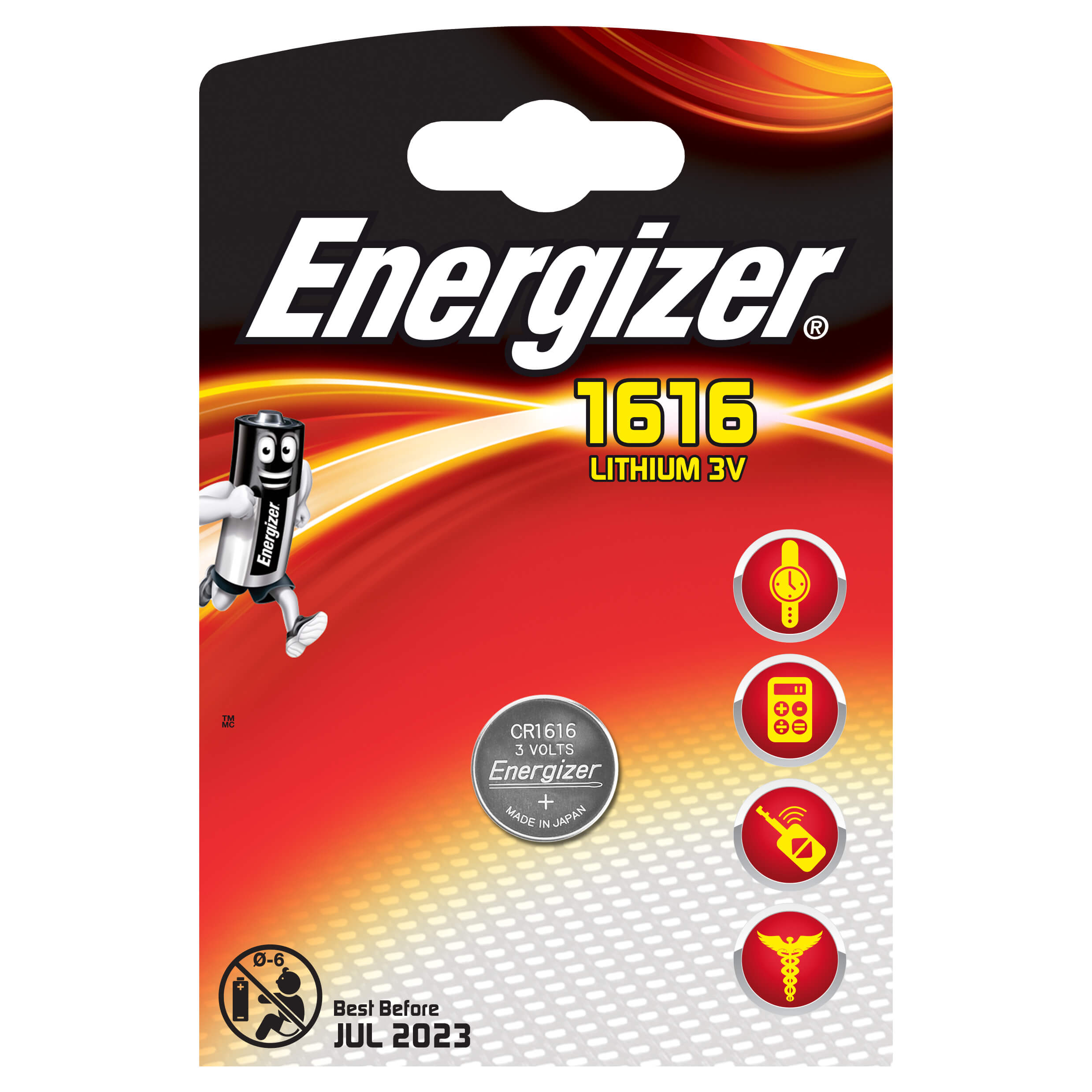 ENERGIZER ENERGIZER Batteri CR1616